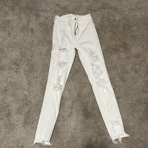White Skinny Jeans - Americann Eagle